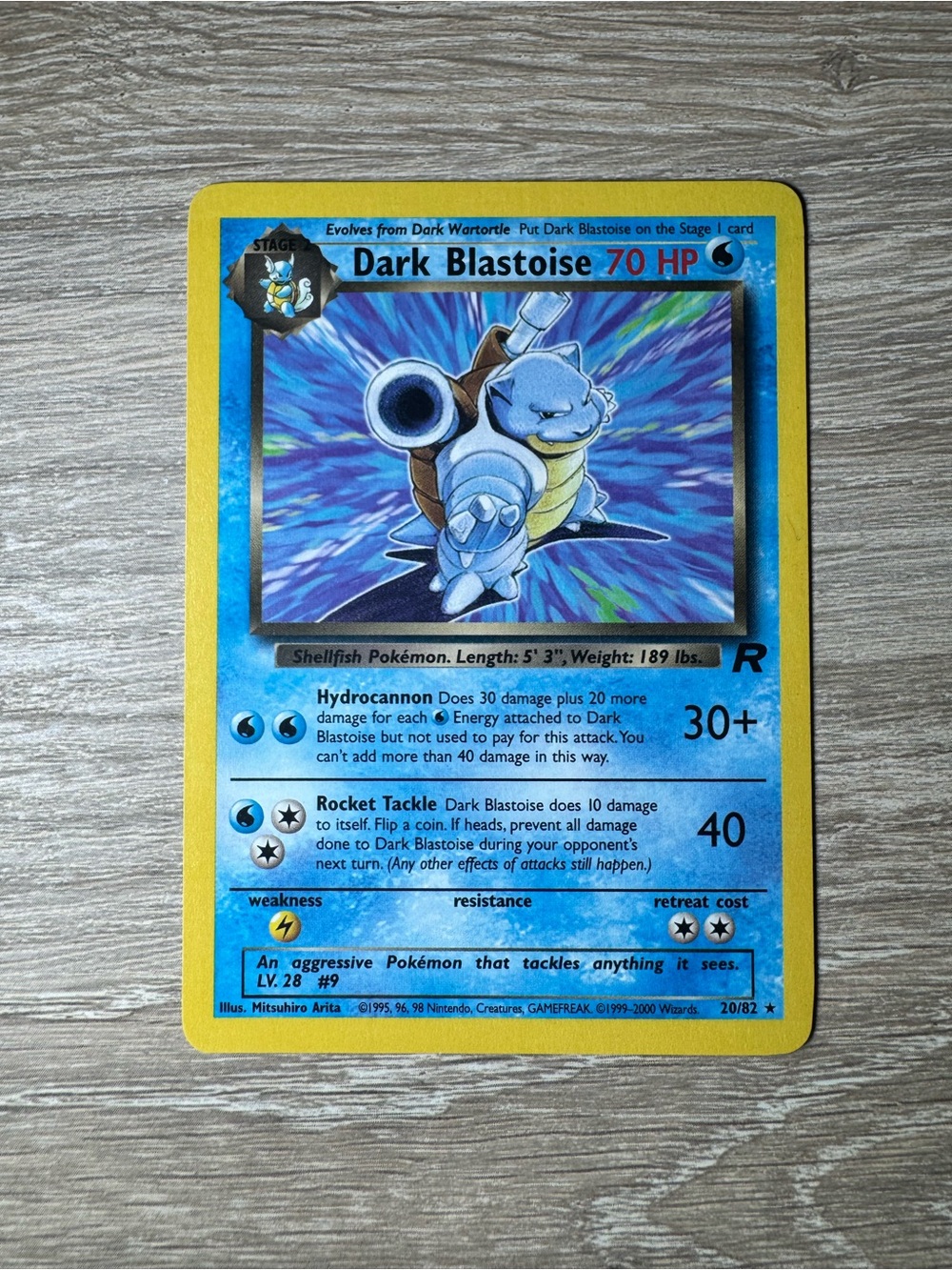 Dark Blastoise #20/Pokemon Team Rocket